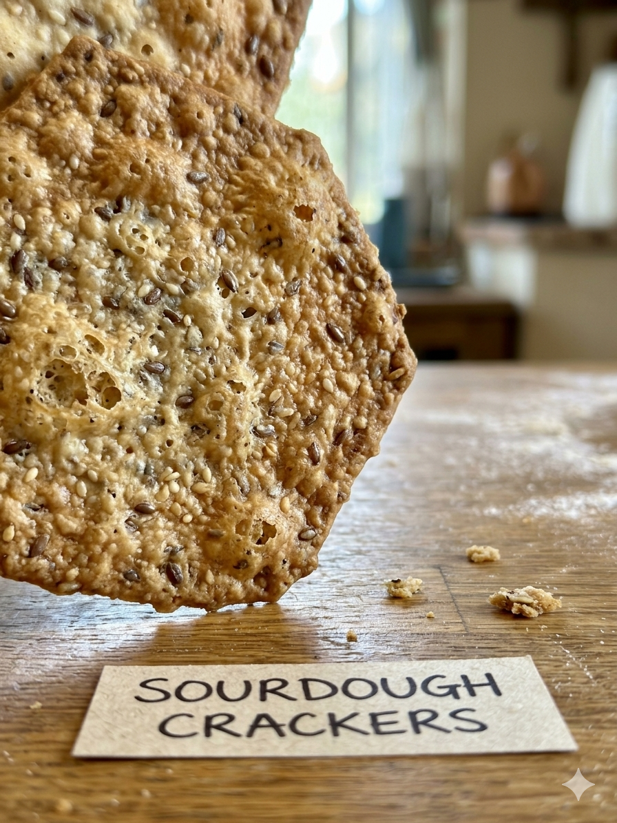 Sourdough Crackers