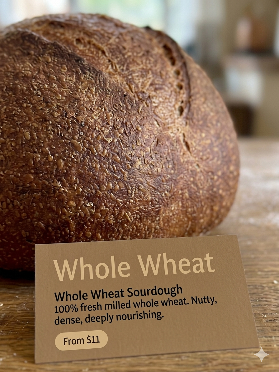 Whole Wheat Sourdough